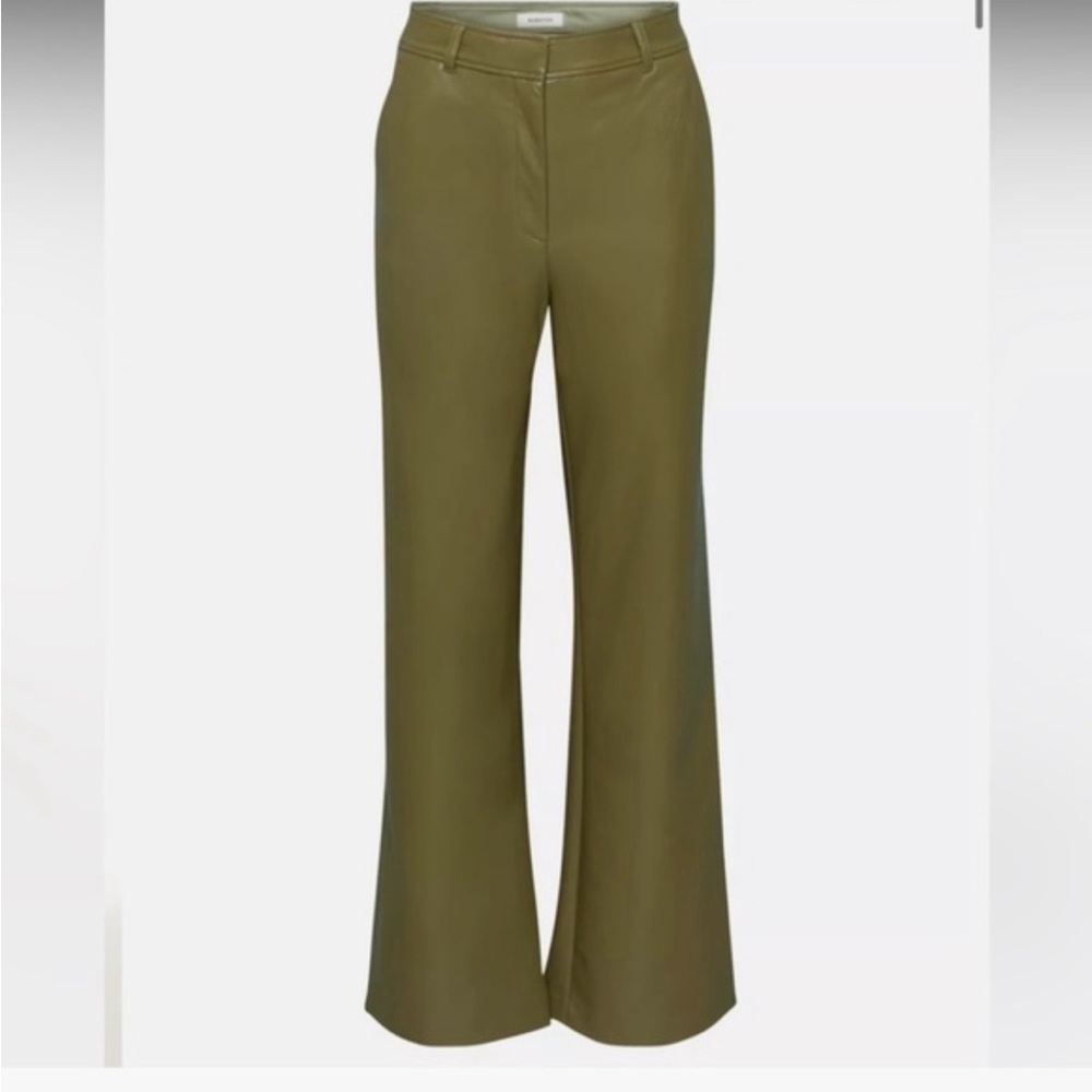 Babaton Wide Leg Pants in Olive